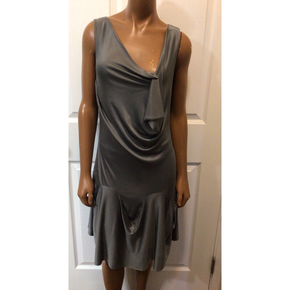 New Vivienne Westwood Red Label Gray Draped Dress size small